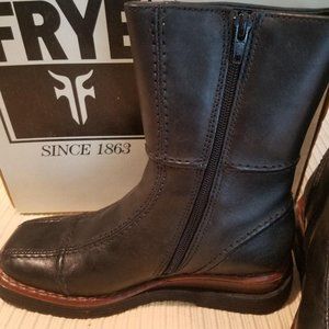 Frye Black Avenger Boots New in Box
